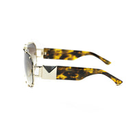 Giles Deacon Sunglasses Shield Tortoise Shell Gold With Category 3 Brown Graduated Lenses 9GILES1C1TSHELL -WatchPilot