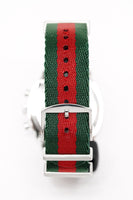 Gucci Men's Chronograph Watch Grip Red Green YA157304 - Watches & Crystals