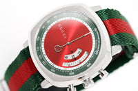 Gucci Men's Chronograph Watch Grip Red Green YA157304 - Watches & Crystals