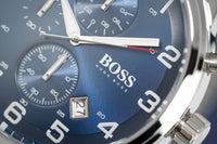 Hugo Boss Men's Watch Chronograph Aeroliner Blue HB1513183 - Watches & Crystals