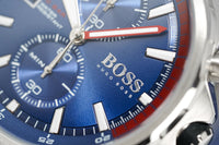 Hugo Boss Men's Watch Chronograph Globetrotter Blue HB1513823 - WatchPilot