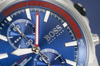 Hugo Boss Men's Watch Chronograph Globetrotter Blue HB1513823 - WatchPilot