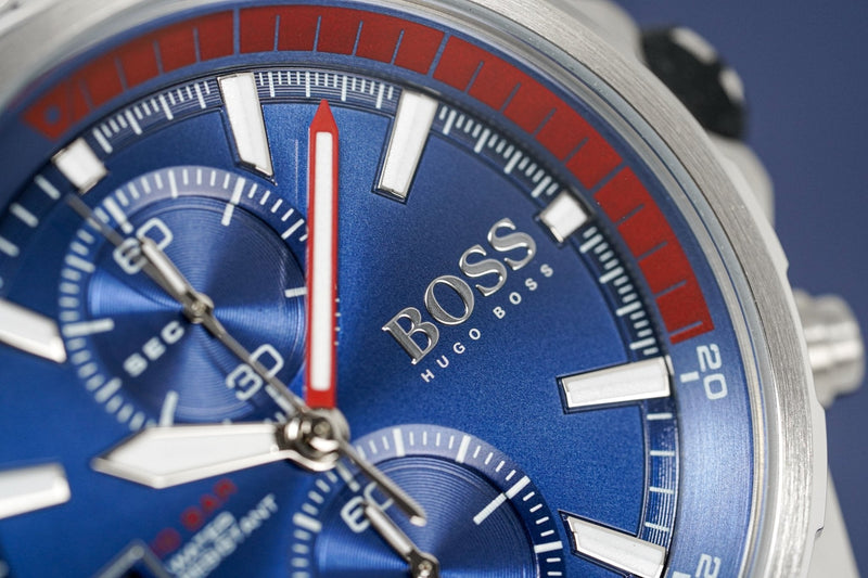 Hugo Boss Men's Watch Chronograph Globetrotter Blue HB1513823 - WatchPilot