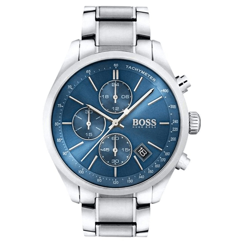 Hugo Boss Men's Watch Chronograph Grand Prix Blue HB1513478 - WatchPilot