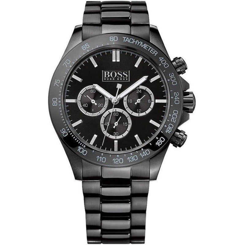 Hugo Boss Men's Watch Chronograph Ikon Black PVD HB1512961 - WatchPilot