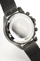 Hugo Boss Men's Watch Chronograph Ikon Grey Mesh HB1513443 - Watches & Crystals