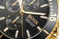 Hugo Boss Men's Watch Chronograph Ocean Edition Gold HB1513703 - WatchPilot