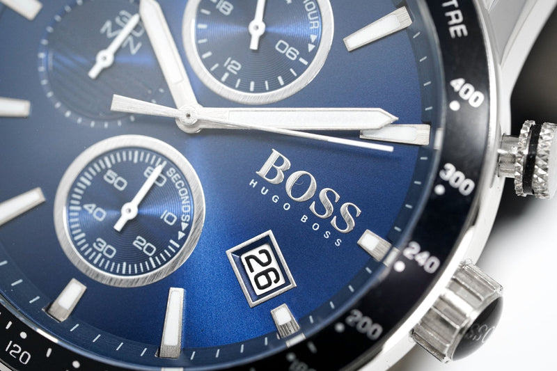 Hugo Boss Men's Watch Chronograph Rafale Blue HB1513391 - Watches & Crystals