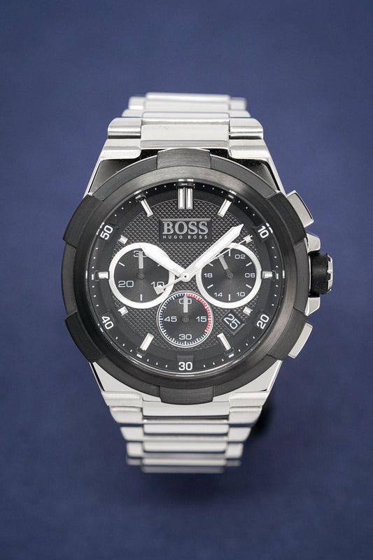 Hugo Boss Men's Watch Chronograph Supernova Black HB1513359 - Watches & Crystals