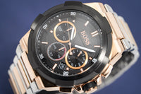 Hugo Boss Men's Watch Chronograph Supernova Two Tone HB1513358 - Watches & Crystals