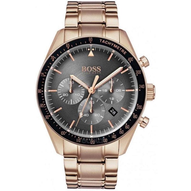 Hugo Boss Men's Watch Chronograph Trophy Rose Gold HB1513632 - Watches & Crystals