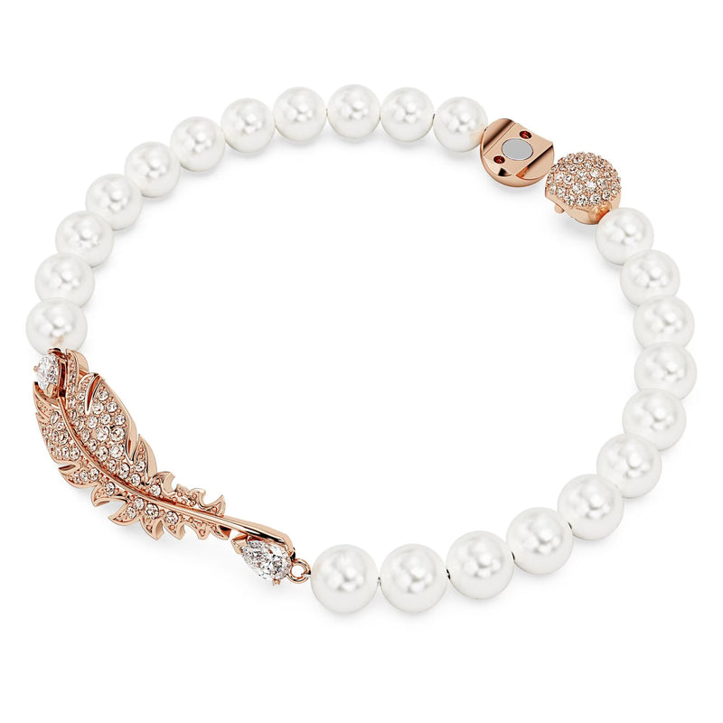 Swarovski Idyllia Crystal Pearl Rose Gold Bracelet 5663480