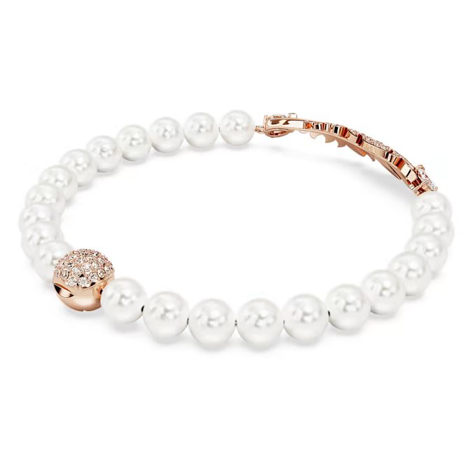 Swarovski Idyllia Crystal Pearl Rose Gold Bracelet 5663480