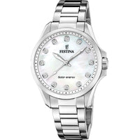 Festina Solar Energy Ladies Mother Of Pearl Watch F20654/1