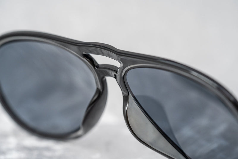 Kris Van Assche Sunglasses Black with Blue Mirror Lenses Category 3 - KVA78C5SUN - WatchPilot