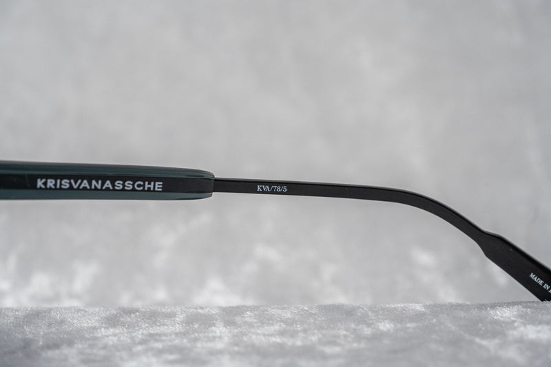 Kris Van Assche Sunglasses Black with Blue Mirror Lenses Category 3 - KVA78C5SUN - WatchPilot