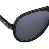 Kris Van Assche Sunglasses Black with Blue Mirror Lenses Category 3 - KVA78C5SUN - WatchPilot