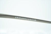 Kris Van Assche Sunglasses Brown Horn Brushed Silver and Blue Mirror Lenses Category 3 - KVA74C4SUN - WatchPilot