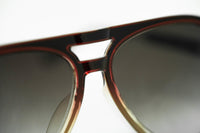 Kris Van Assche Sunglasses Burgundy Clear and Brown Graduated Lenses - KVA78C2SUN - WatchPilot