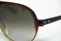 Kris Van Assche Sunglasses Burgundy Clear and Brown Graduated Lenses - KVA78C2SUN - WatchPilot