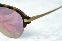 Kris Van Assche Sunglasses Classic Tortoiseshell Matte Bronze and Red Revo Lenses Category 3 - KVA74C5SUN - WatchPilot