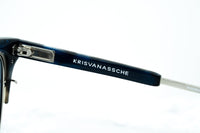 Kris Van Assche Sunglasses D-Frame Blue and Grey - WatchPilot