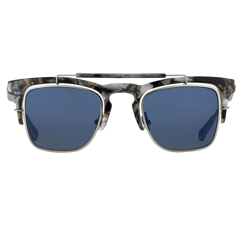 Kris Van Assche Sunglasses D-Frame Blue and Grey - WatchPilot