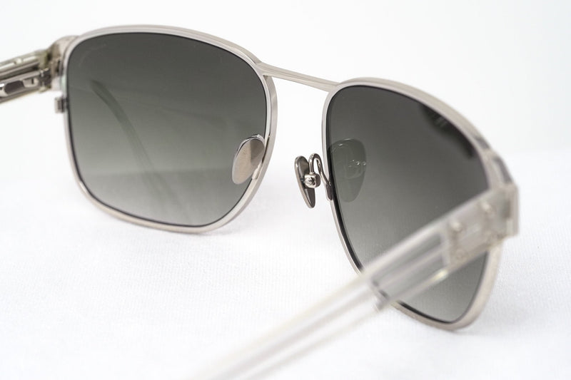 Kris Van Assche Sunglasses D-Frame Silver and Grey - WatchPilot