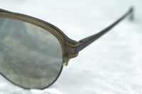 Kris Van Assche Sunglasses Khaki Matte Grey and Gold Mirror Lenses Category 3 - KVA74C6SUN - WatchPilot