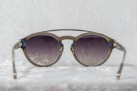 Kris Van Assche Sunglasses Oval Burnt Silver and Grey Graduated Lenses Category 3 - KVA4C5SUN - WatchPilot