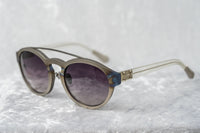 Kris Van Assche Sunglasses Oval Burnt Silver and Grey Graduated Lenses Category 3 - KVA4C5SUN - WatchPilot