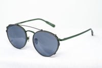 Kris Van Assche Sunglasses Oval Green and Gunmetal Grey - WatchPilot