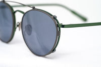 Kris Van Assche Sunglasses Oval Green and Gunmetal Grey - WatchPilot