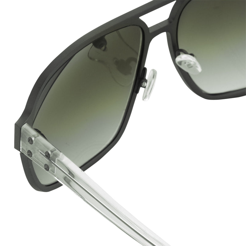 Kris Van Assche Sunglasses Rectangular Brown and Grey - WatchPilot