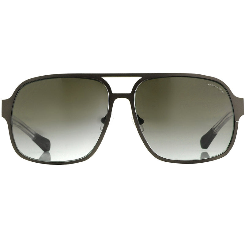 Kris Van Assche Sunglasses Rectangular Brown and Grey - WatchPilot