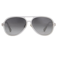 Kris Van Assche Sunglasses Unisex Rubberised Clear with Grey Graduated Lenses Category 2- KVA48C2SUN - WatchPilot