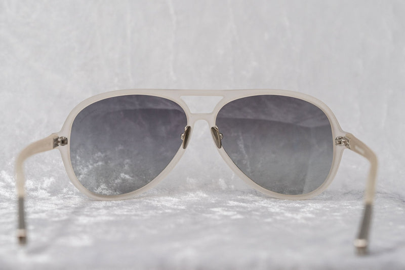 Kris Van Assche Sunglasses Unisex Rubberised Clear with Grey Graduated Lenses Category 2- KVA48C2SUN - WatchPilot