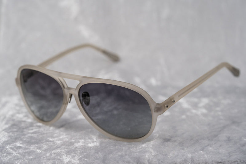 Kris Van Assche Sunglasses Unisex Rubberised Clear with Grey Graduated Lenses Category 2- KVA48C2SUN - WatchPilot