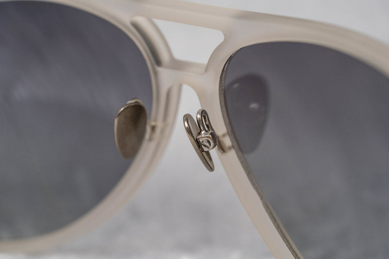 Kris Van Assche Sunglasses Unisex Rubberised Clear with Grey Graduated Lenses Category 2- KVA48C2SUN - WatchPilot