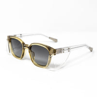 Kris Van Assche Sunglasses Unisex Side Piece Oval Translucent Yellow and Grey Lenses Category 2 - KVA9C4SUN - WatchPilot