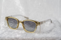 Kris Van Assche Sunglasses Unisex Side Piece Oval Translucent Yellow and Grey Lenses Category 2 - KVA9C4SUN - WatchPilot