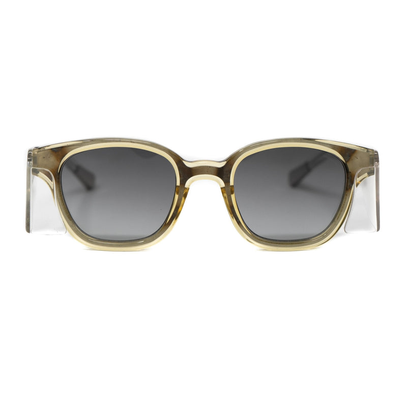 Kris Van Assche Sunglasses Unisex Side Piece Oval Translucent Yellow and Grey Lenses Category 2 - KVA9C4SUN - WatchPilot