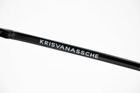 Kris Van Assche Sunglasses Unisex Titanium Black Green Clip On and Grey Graduated Lenses - KVA81C4SUN - WatchPilot