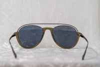 Kris Van Assche Sunglasses Unisex Titanium Khaki Matte Grey and Gold Mirror Lenses Category 3 - KVA84C6SUN - WatchPilot