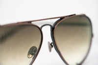 Kris Van Assche Sunglasses Unisex Titanium Matte Grey Bronze Clip-On and Graduated Brown Lenses - KVA81C3SUN - WatchPilot