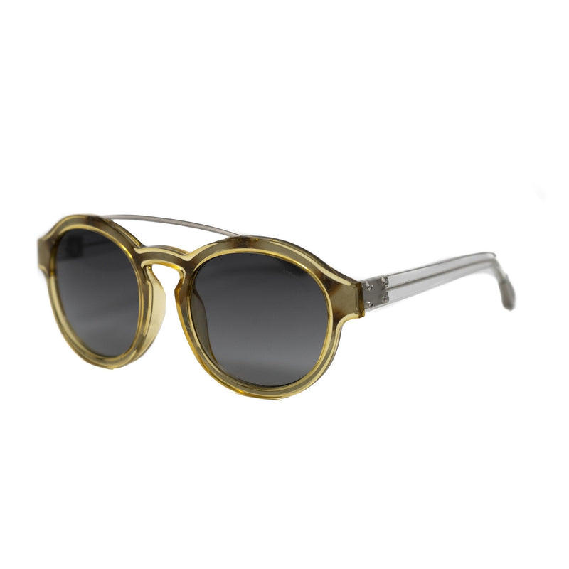 Kris Van Assche Sunglasses Unisex with Double Bridge Oval Translucent Yellow and Grey Graduated Lenses - KVA11C4SUN - WatchPilot