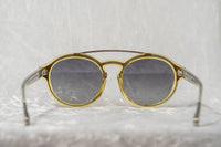 Kris Van Assche Sunglasses Unisex with Double Bridge Oval Translucent Yellow and Grey Graduated Lenses - KVA11C4SUN - WatchPilot