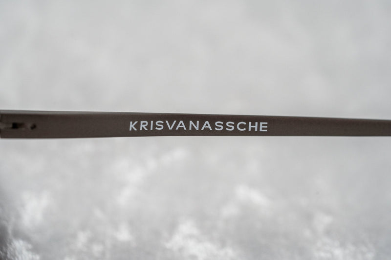 Kris Van Assche Sunglasses Unisex with Titanium Orange Black and Brown Graduated Lenses Category 3 - KVA84C3SUN - WatchPilot