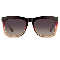 Kris Van Assche Sunglasses with D-Frame Burgundy Antique Bronze and Brown Graduated Lenses - KVA80C2SUN - WatchPilot