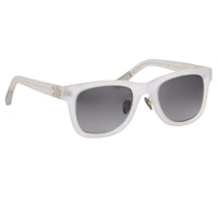 Kris Van Assche Sunglasses with D-frame Rubberised Clear and Grey Lenses - KVA47C2SUN - WatchPilot